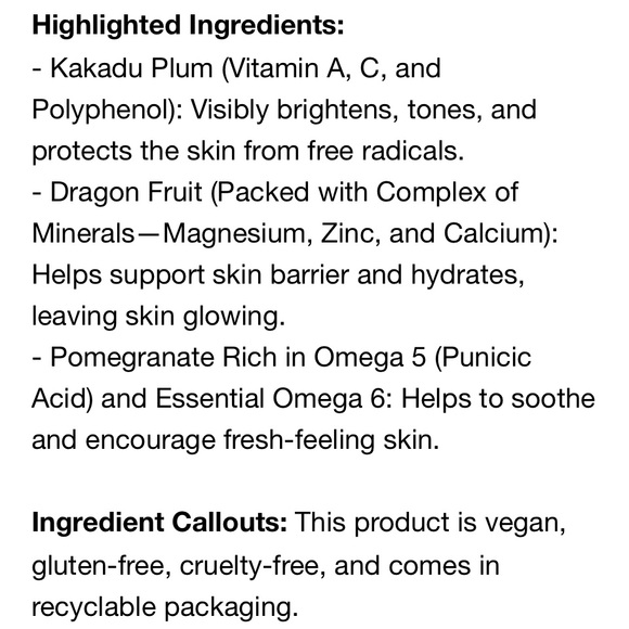 NIB REN glow and protect serum - Picture 15 of 15